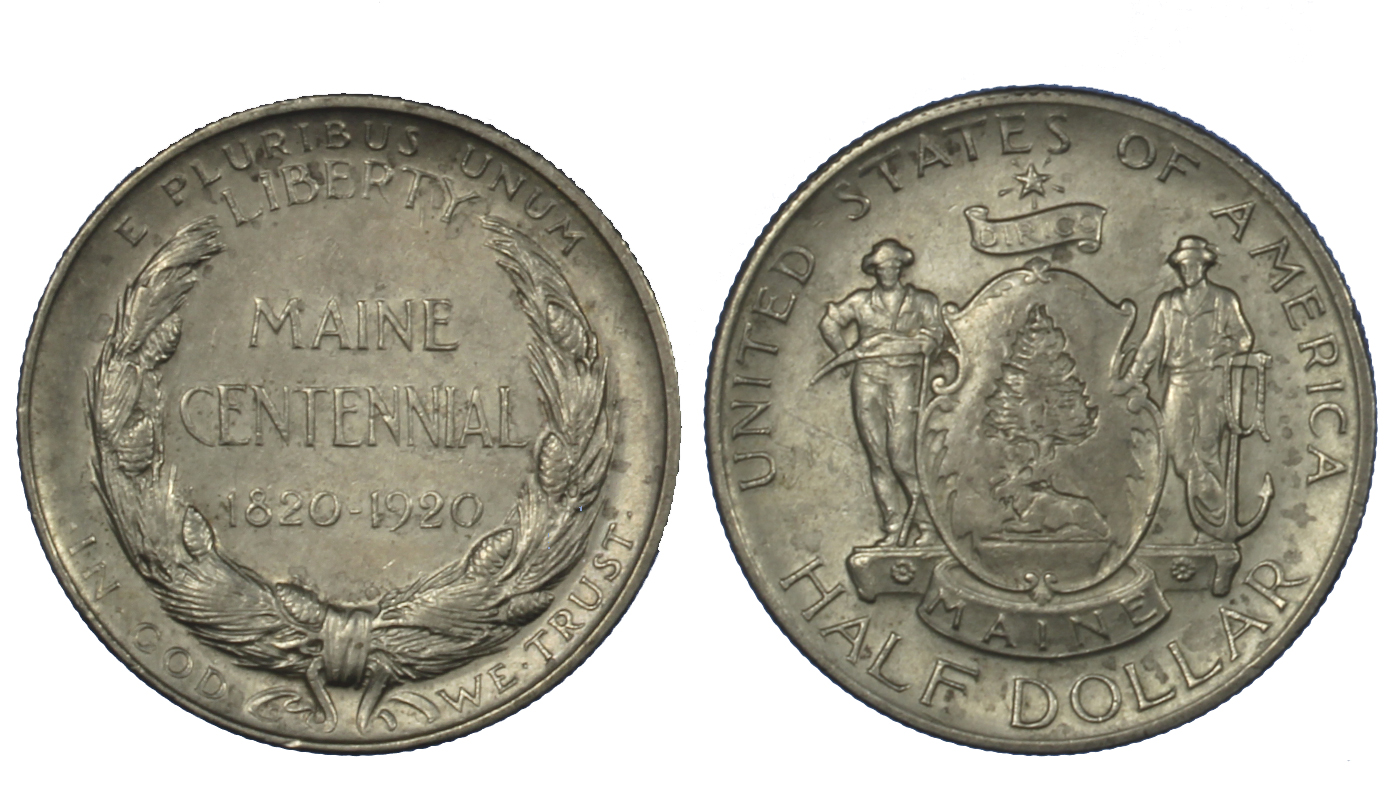 Maine - 1/2 dollaro in argento