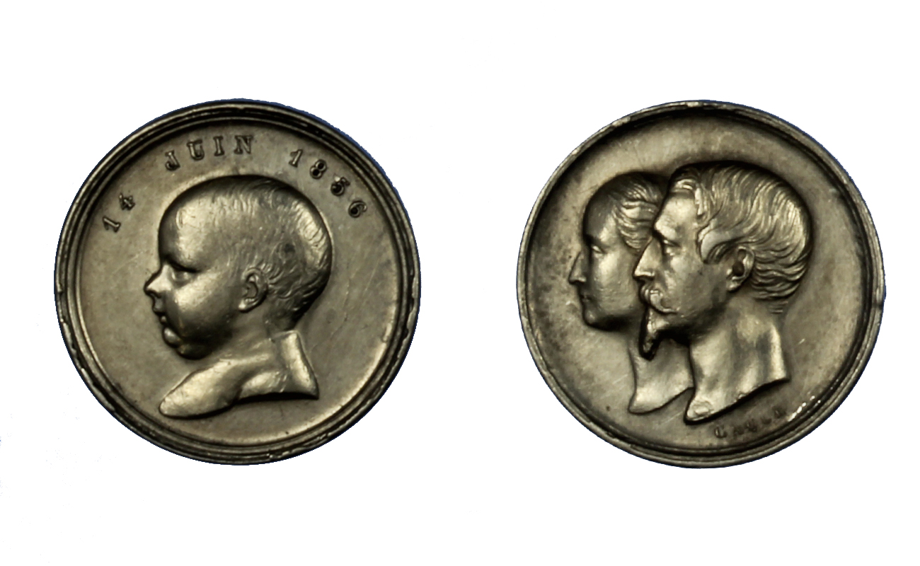 Napoleone III°- Medaglia per la nascita del figlio Eugenio Luigi 