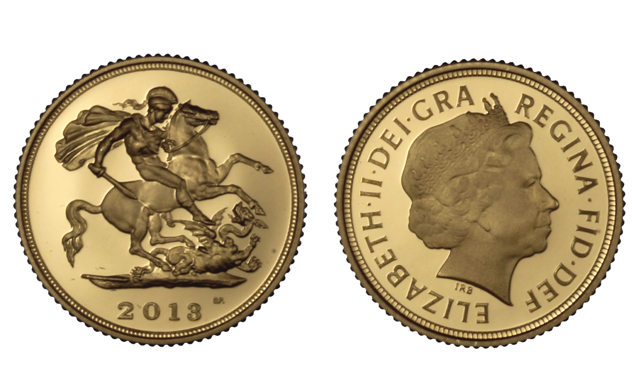 Mezza Sterlina gr. 3,99 in oro 917/000 