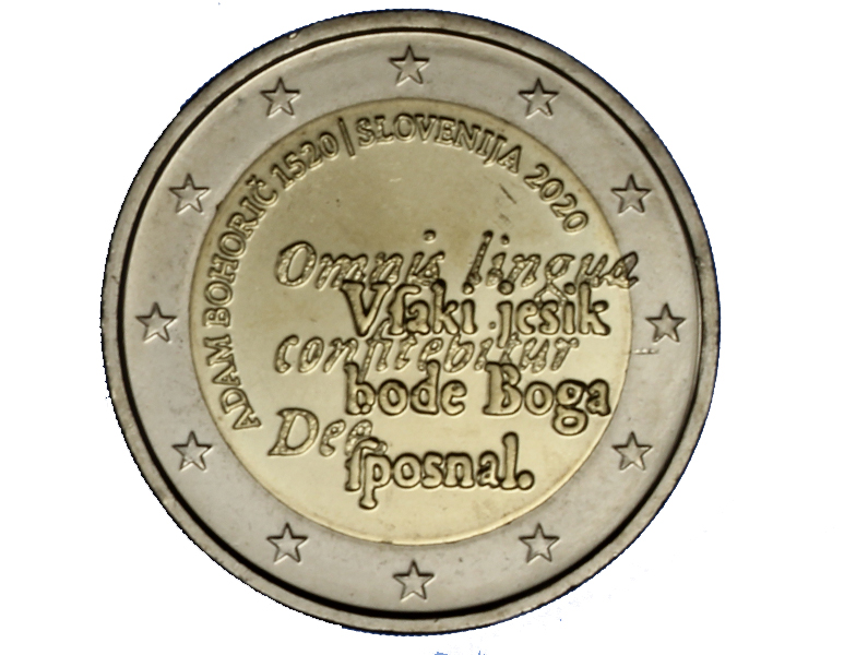 500 anniversario della nascita di Adam Bohoric - moneta da 2 euro