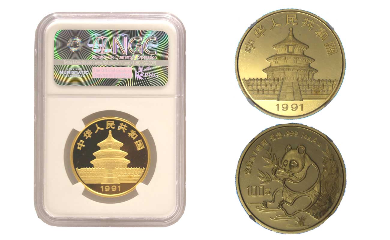 Panda - 100 yuan gr. 31,103 in oro 999/000 - slab