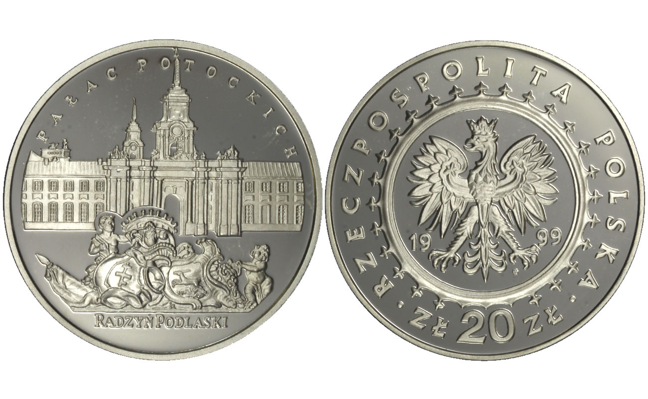 Palazzo Podlaski - 20 Zloty gr.28,28 ag.925/000