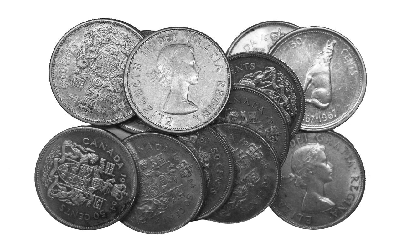 50 centesimi gr. 11,66 in argento 800/000 - Lotto di 20 pezzi