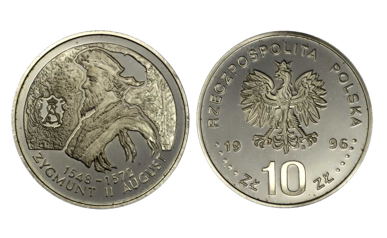 Zygmunt II - 10 Zloty gr.14,14 ag.925/000