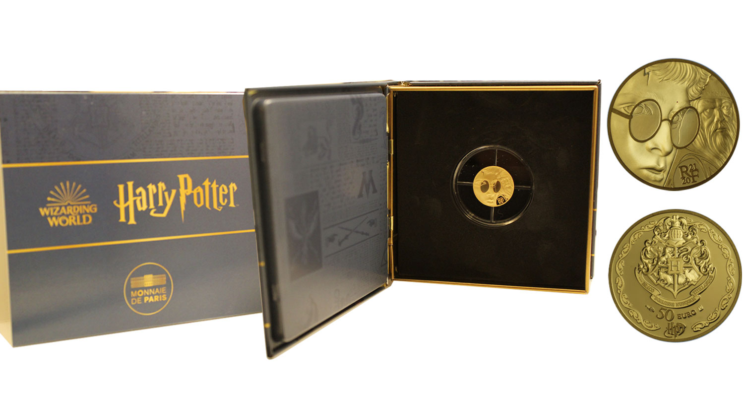 "Harry Potter" - 50 euro gr. 7,78 in oro 999/000 - Tiratura limitata 1000 pezzi 