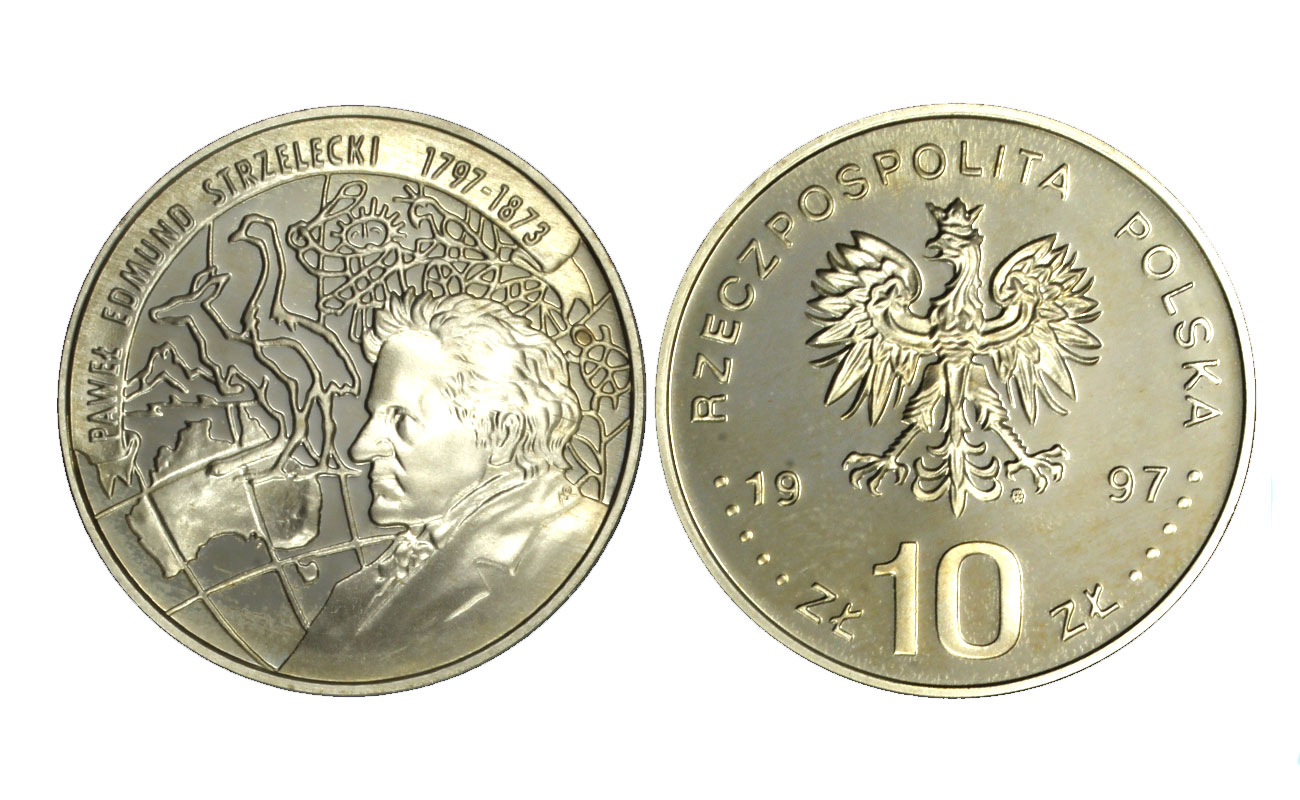 Pavel Strzelecki - 10 Zloty gr.14,14 ag.925/000 