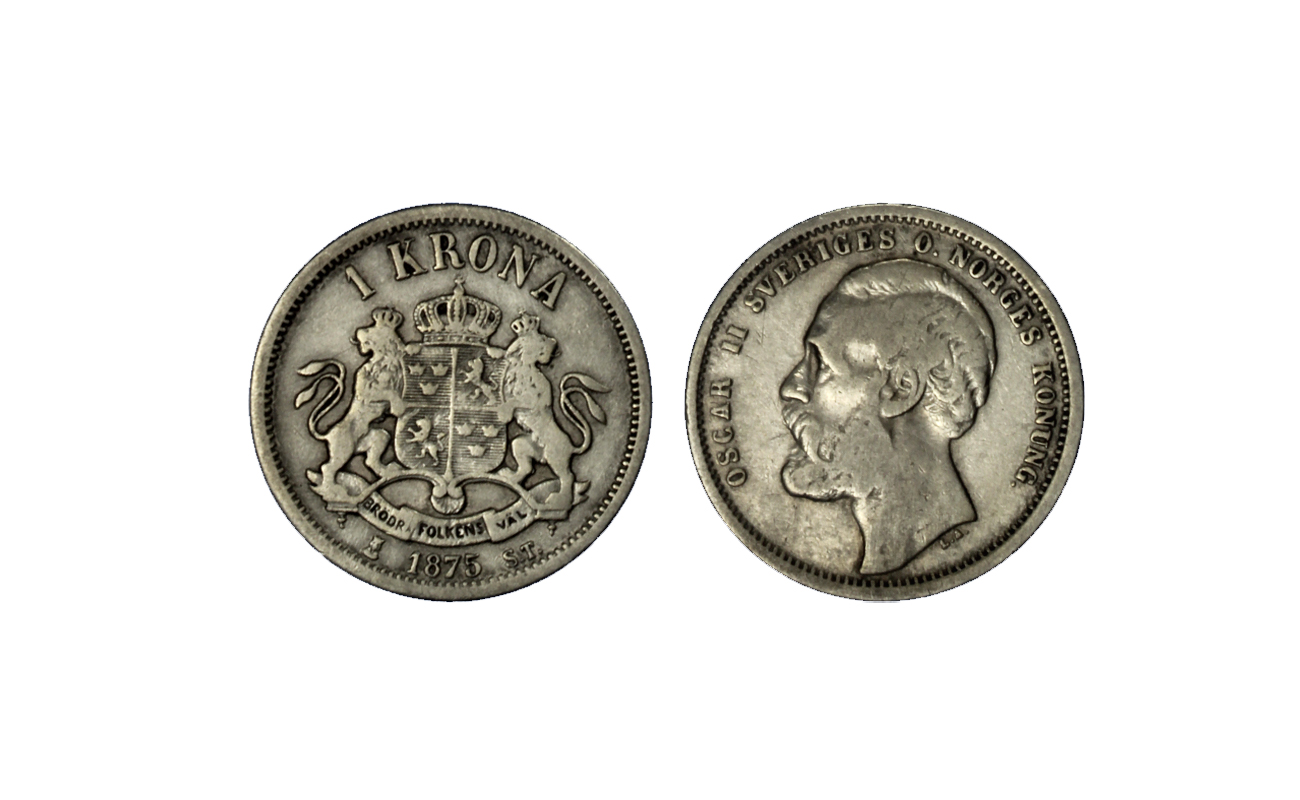 Oscar II - krona gr.7,50 in ag 800/000