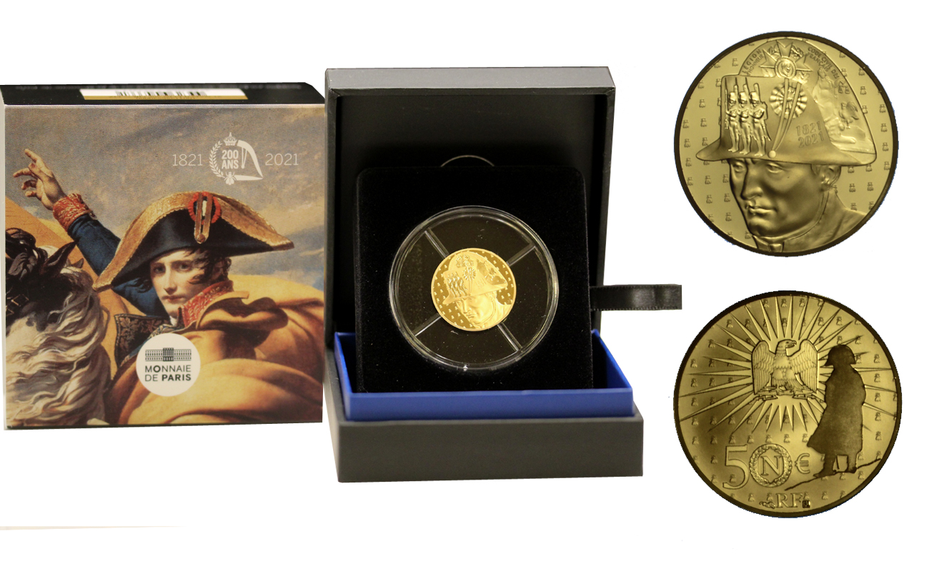 "Napoleone" - 50 euro gr. 7,78 in oro 999/000 - Tiratura limitata 750 pezzi