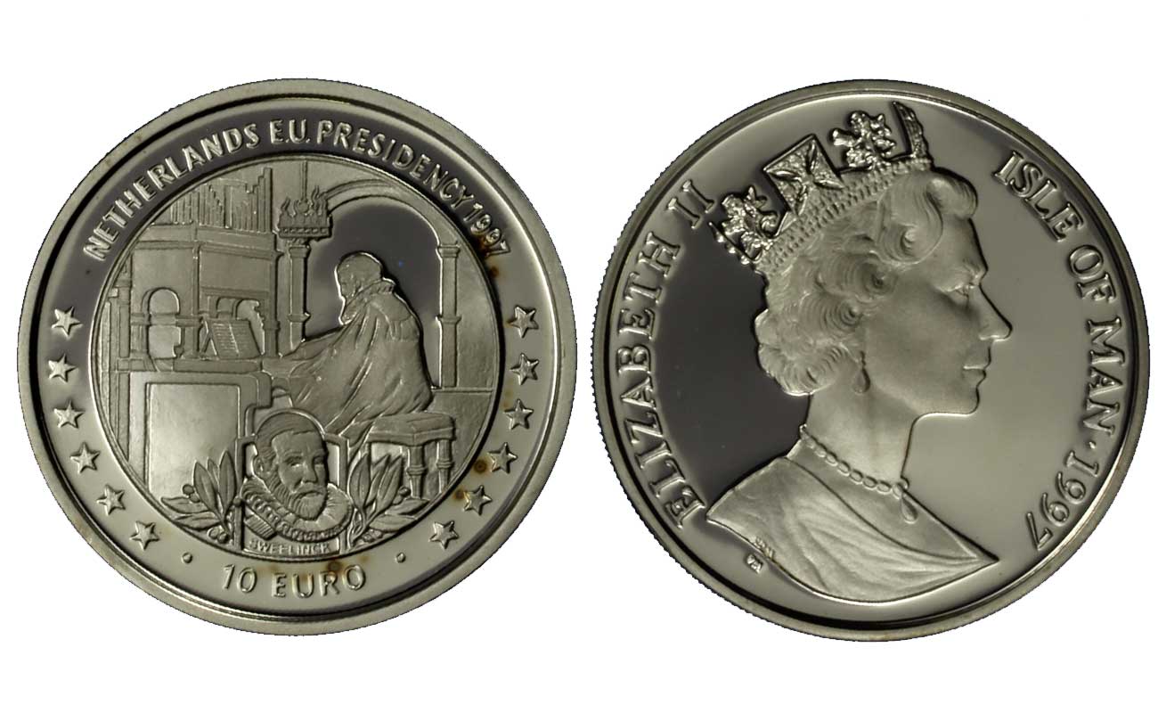 Presidenza Olandese UE - 10 euro gr.10,00 in ag 925/000