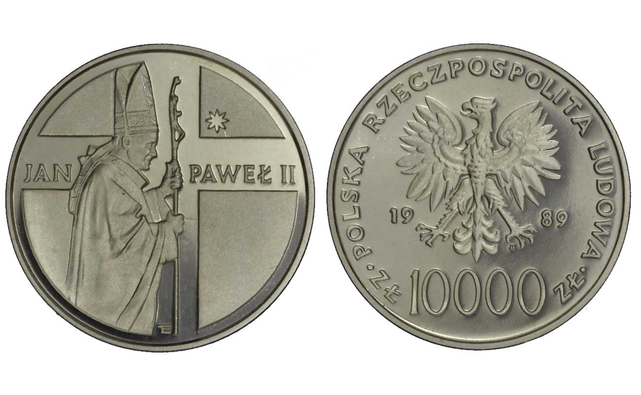 Giovanni Paolo II - Via Crucis - 10000 Zloty 