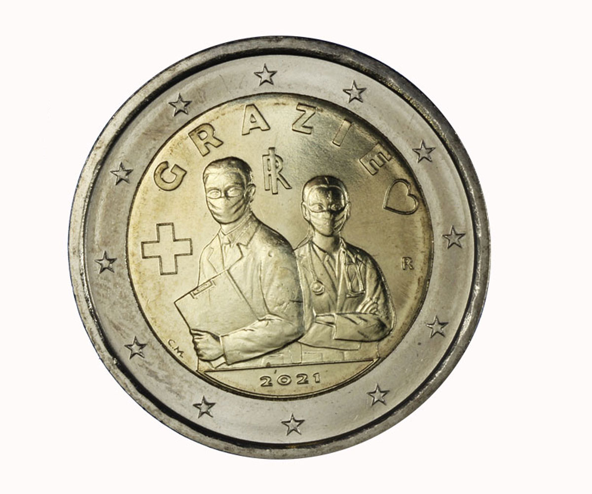 "Professioni Sanitarie" - moneta da 2 euro