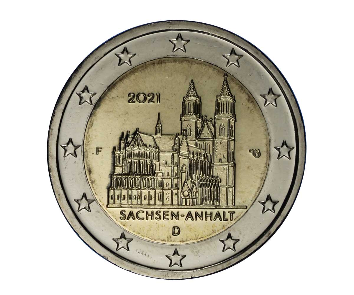 "Duomo di Magdeburgo" zecca F - moneta da 2 euro 