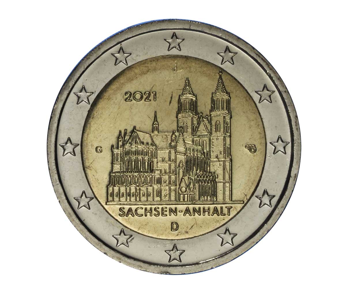 "Duomo di Magdeburgo" zecca G - moneta da 2 euro 
