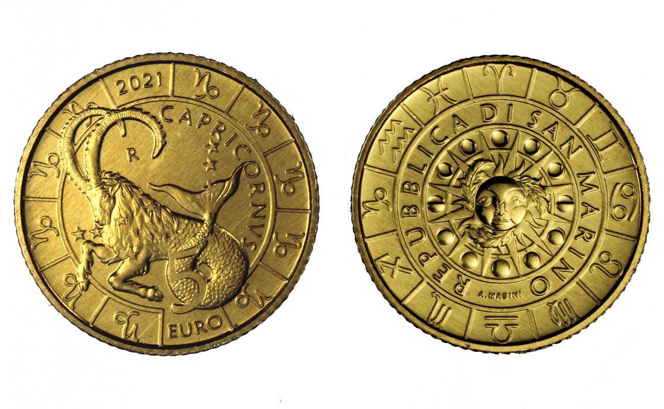 Serie "Segni zodiacali: Capricorno" - moneta da 5 euro