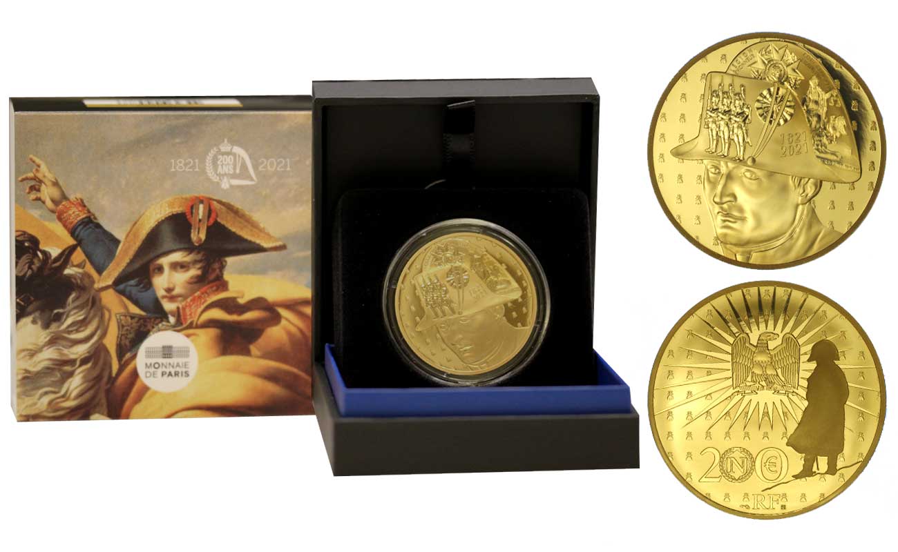 "Napoleone" - 200 euro gr. 31,104 in oro 999/000 - Tiratura limitata 500 pezzi