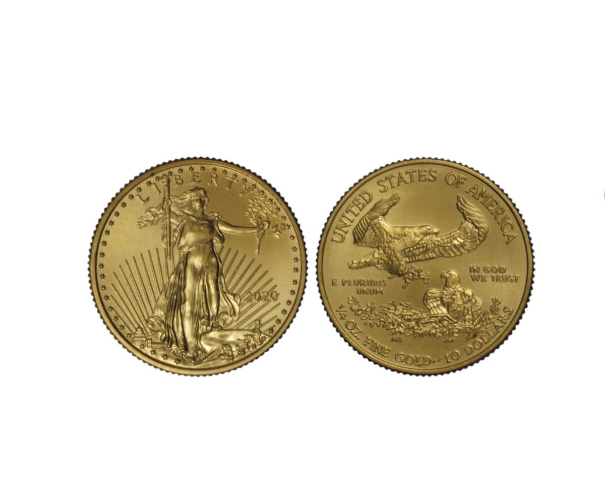 American Eagle - 10 dollari gr. 8,483 in oro 917/000 