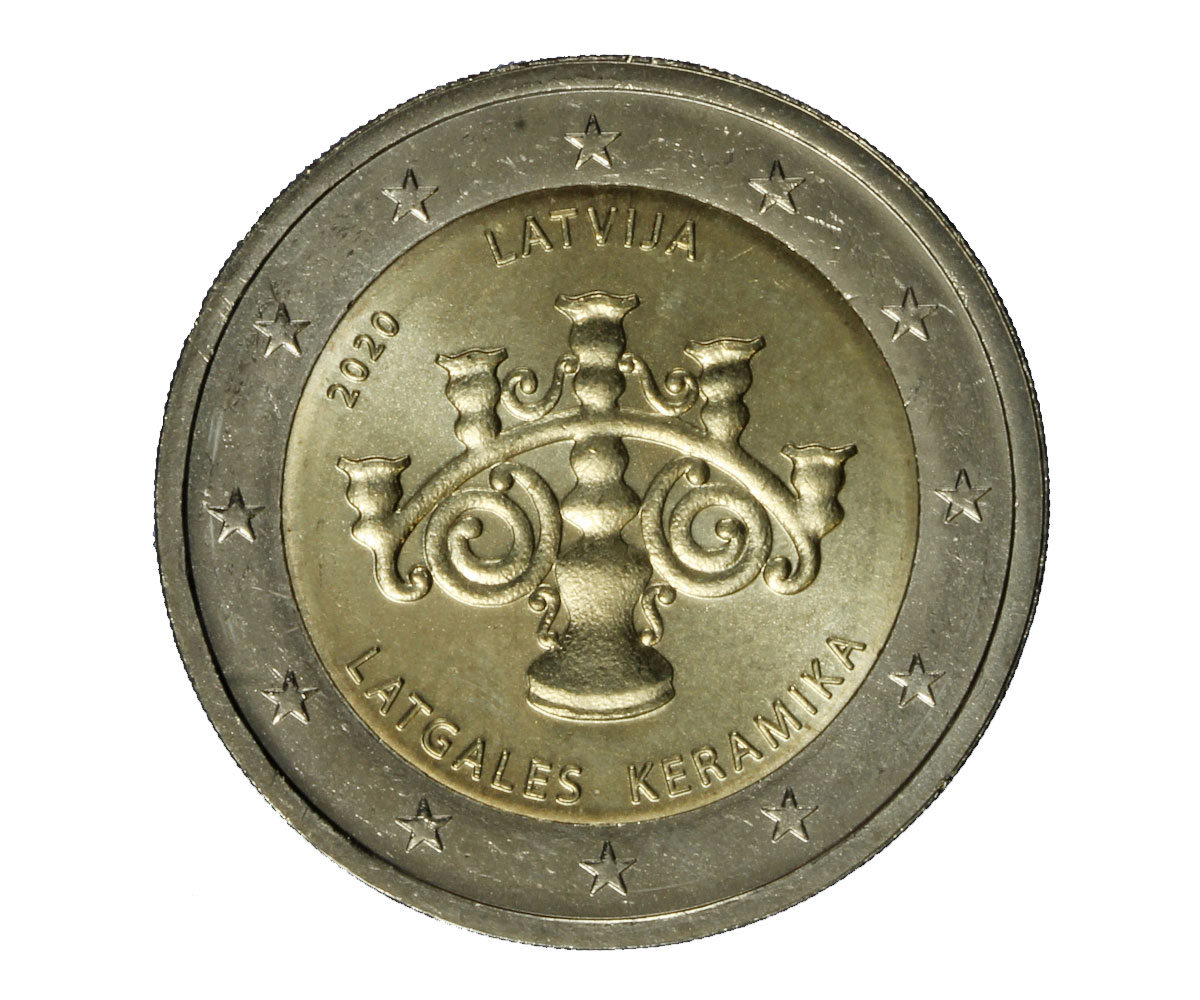 "Ceramica della Letgallia" - moneta da 2 euro  