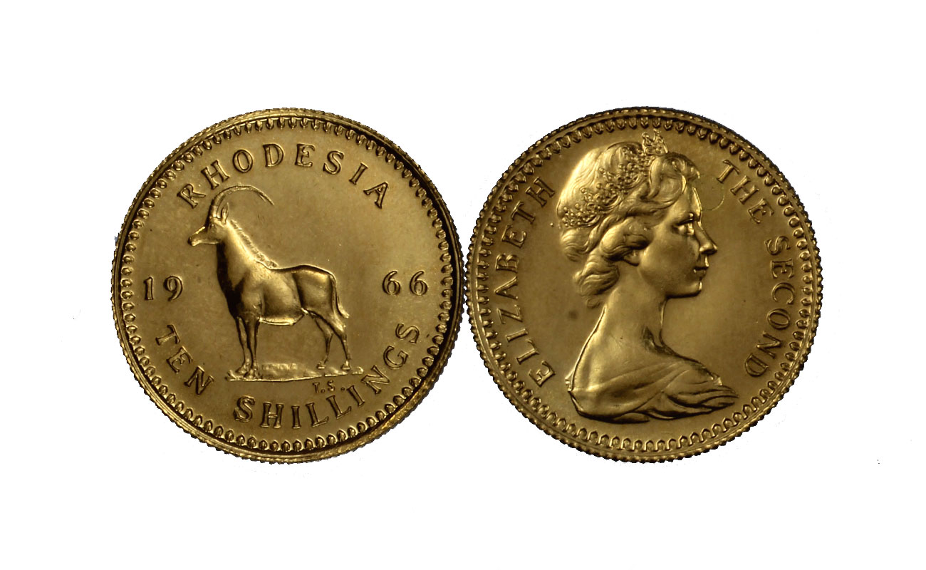 Regina Elisabetta II - 10 Scellini gr. 3,99 in oro 916/