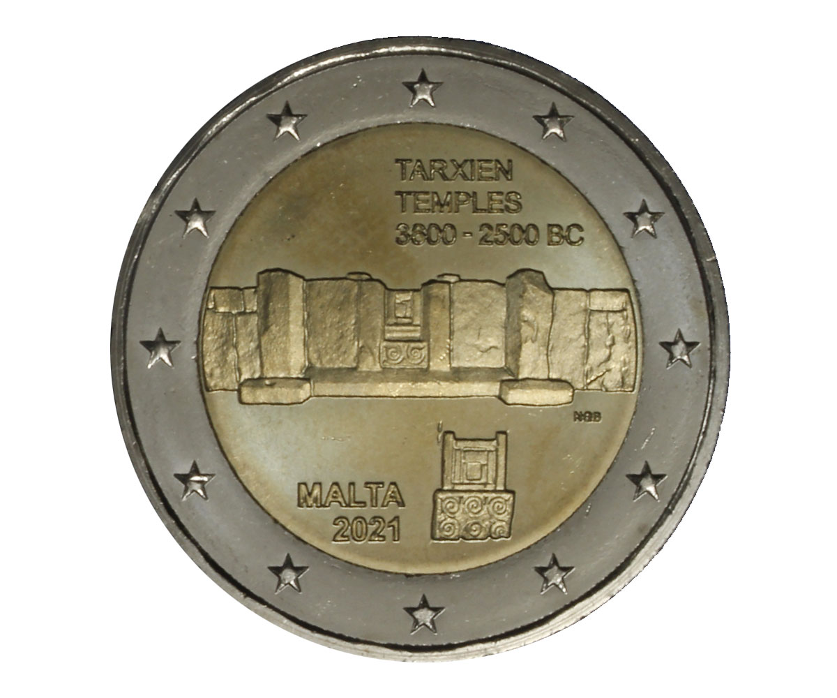 "Sito archeologico di Tarxien" - moneta da 2 euro