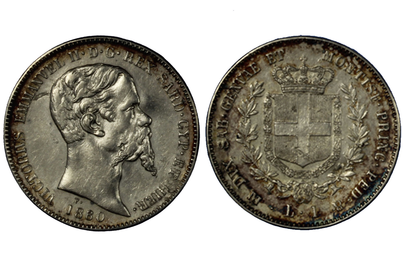Re Vittorio Emanuele II - 1 lire