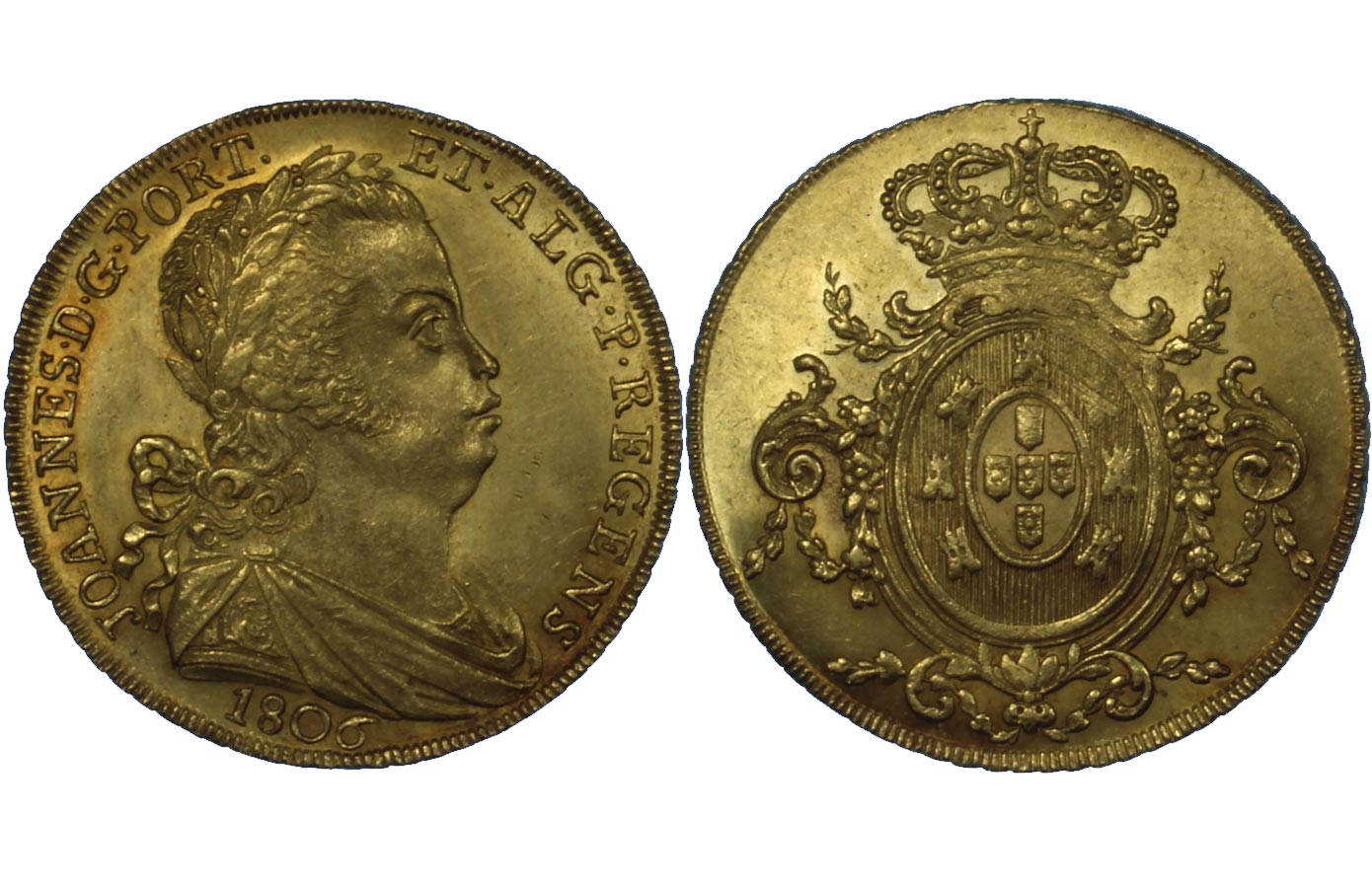 Re Giovanni - 6400 Reis gr. 14,34 in oro 917/