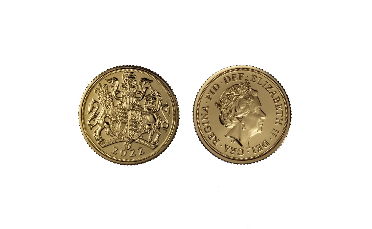 "Giubileo di Platino" - Regina Elisabetta II - Mezza sterlina gr. 3,99 in oro 917/ 