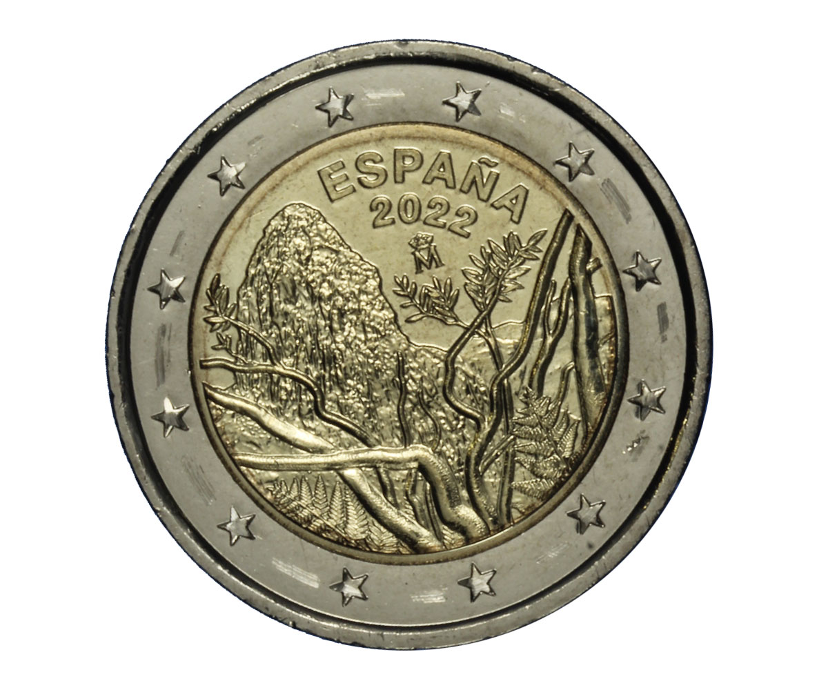 "Parco nazionale di Garajonay" - moneta da 2 euro