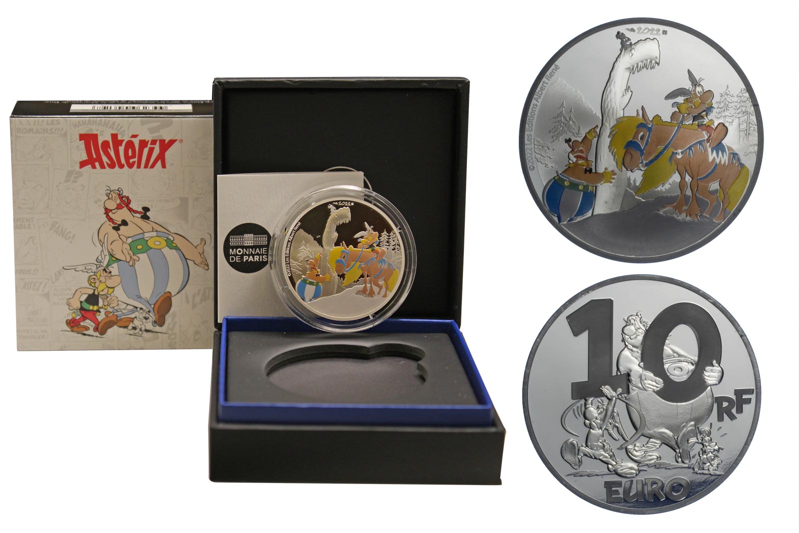 "Asterix e il Grifone" - 10 euro gr. 22,2 in ag. 999/000 