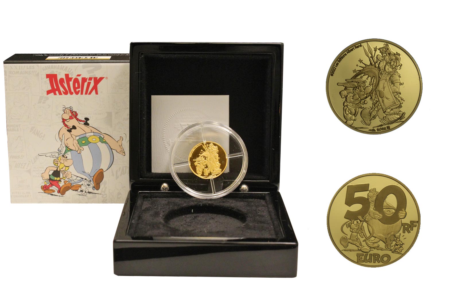 "Asterix " - 50 euro gr. 7,78 in oro 999/000 - Tiratura limitata 500 pezzi