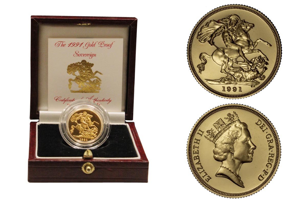 Regina Elisabetta - Sterlina gr. 7,98 in oro 917/000 - conf. originale
