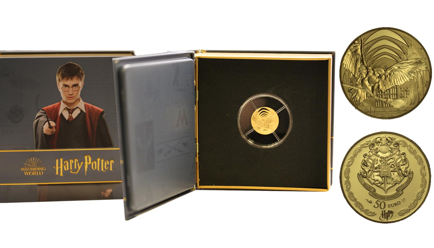 "Harry Potter" - 50 euro gr. 7,78 in oro 999/000 - Tiratura limitata 500 pezzi