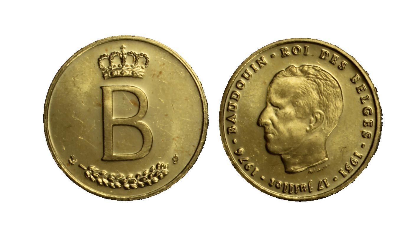 Re Baldovino - 20 franchi gr. 6,45 in oro 900/ - Des Belges