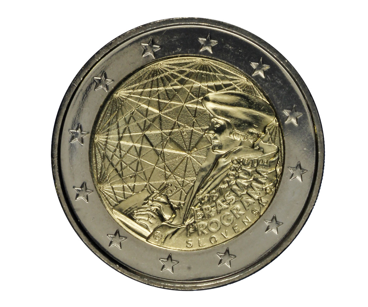 "35 anniversario del programma Erasmus" - moneta da 2 euro