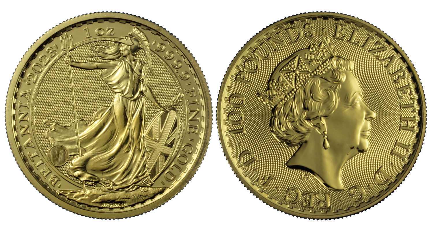 Britannia 100 pounds gr. 31,103 in oro 999/000 