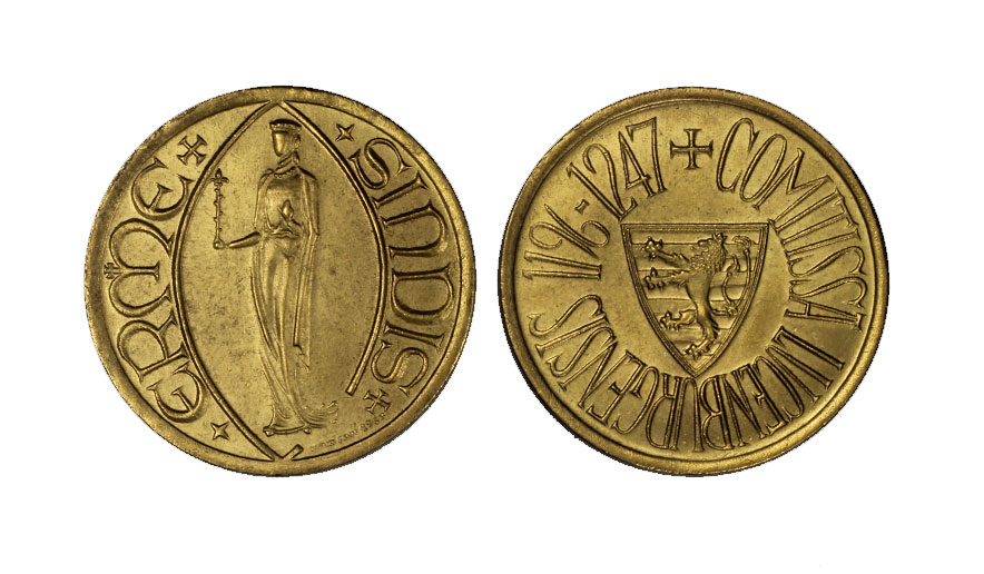 "Contessa Ermesinde" - 40 franchi gr.12,90 in oro 900/