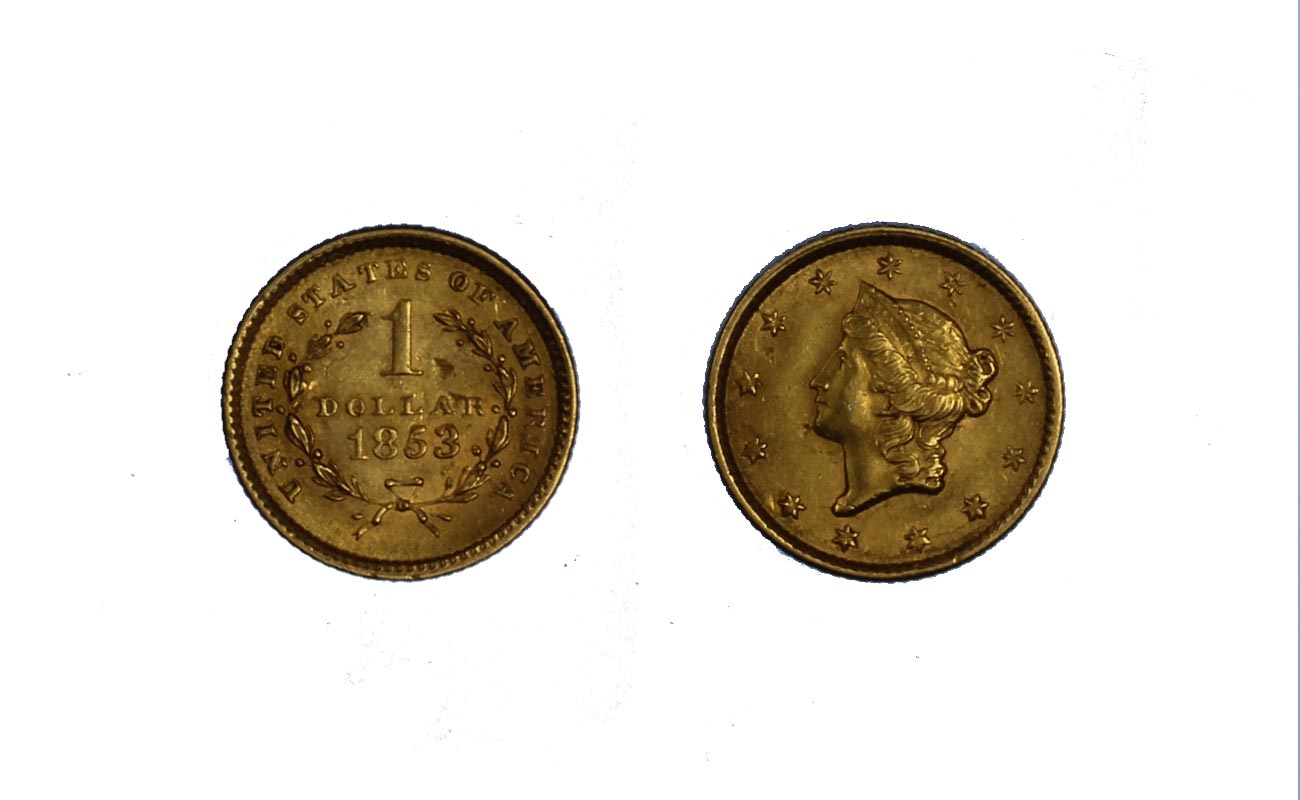 Dollaro gr. 1,67 in oro 900/