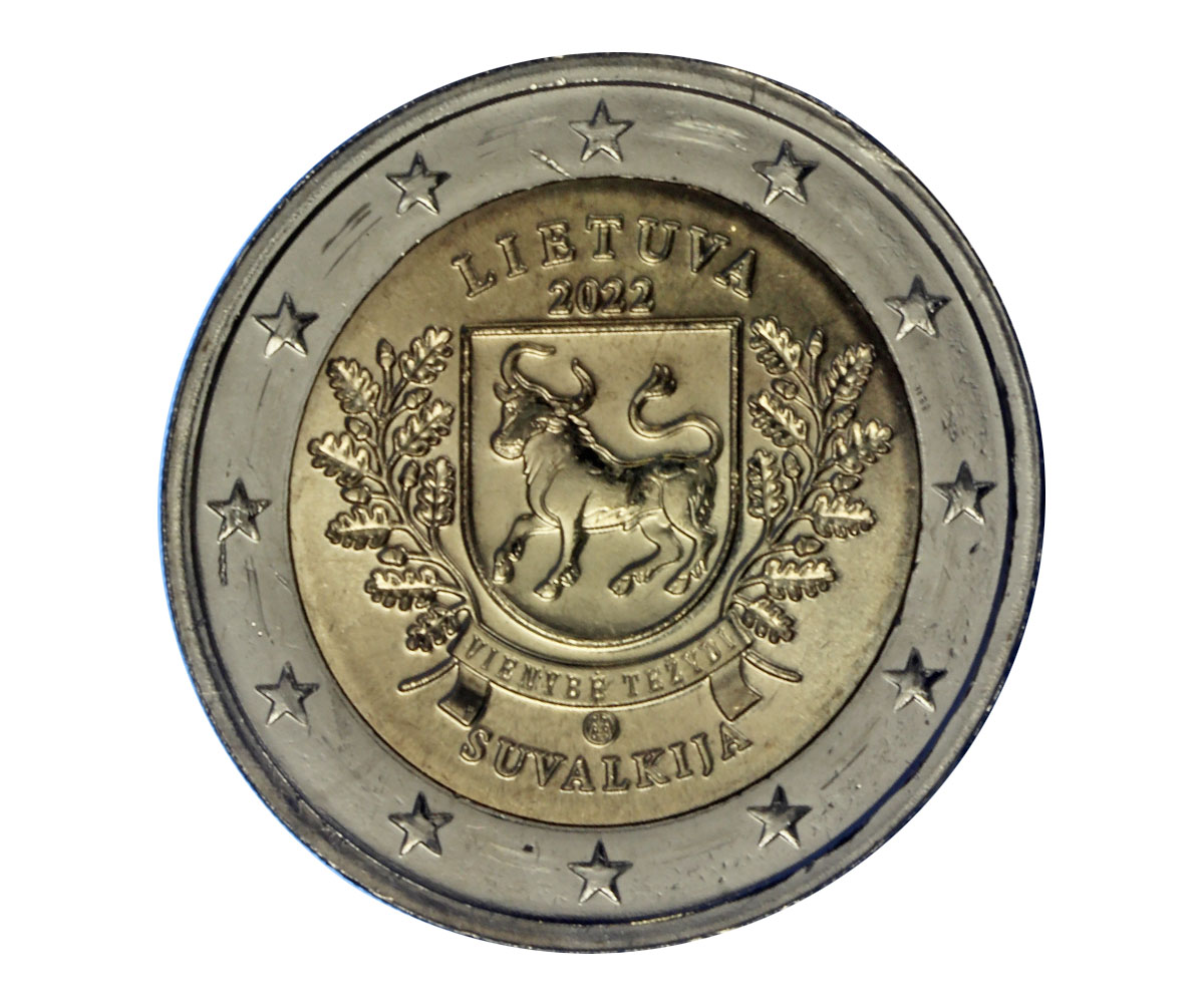 "Serie Regioni: Suvalkija" - moneta da 2 euro 