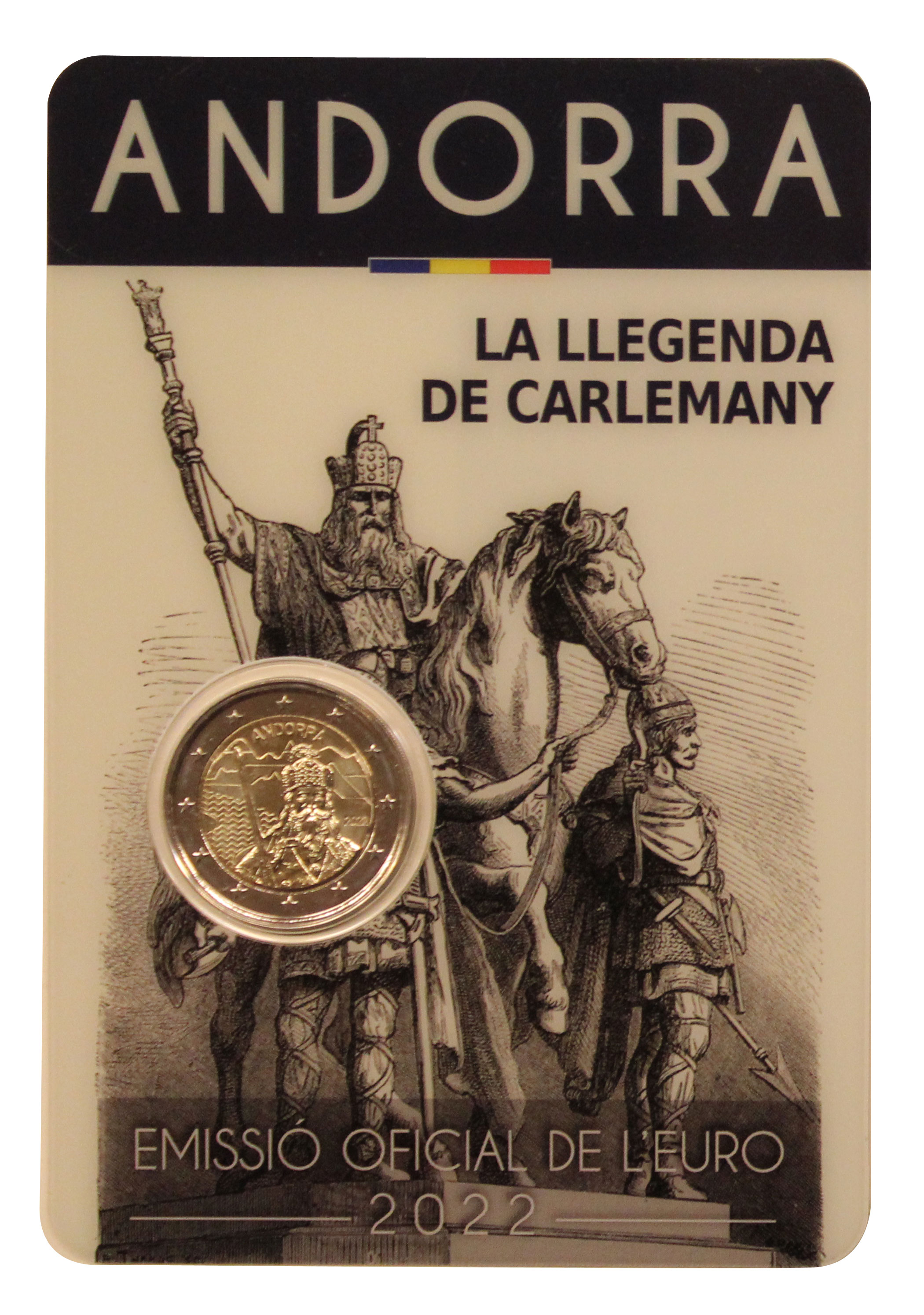 "Carlomagno" - 2 Euro - In coincard