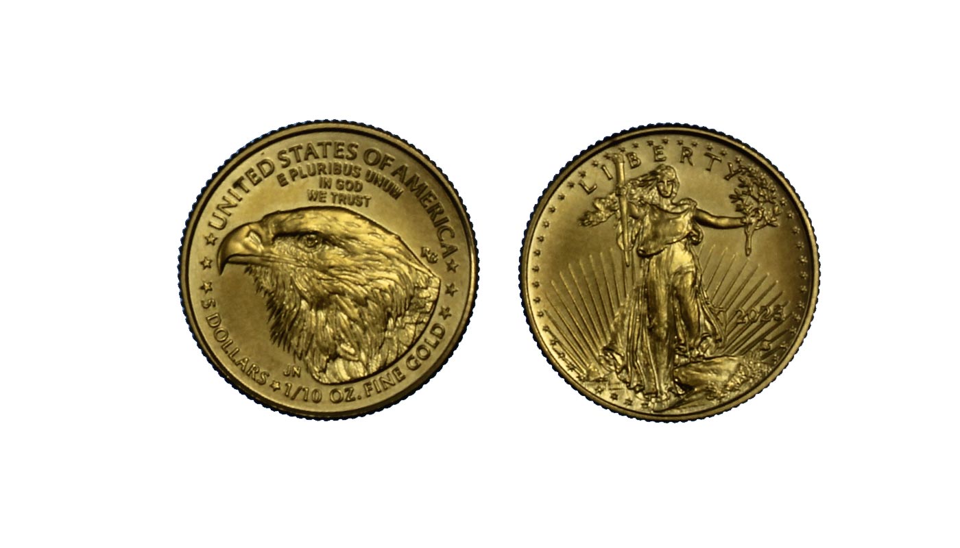 "American Eagle" - 1/10 Di oncia gr. 3,39 in oro 917/ 