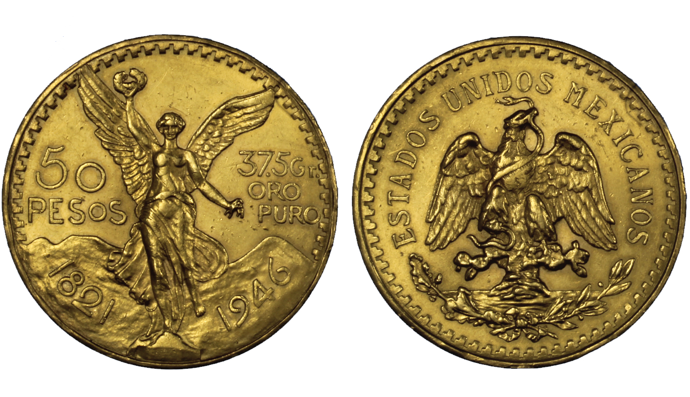 50 pesos gr. 41,66 in oro 900/000 - PREZZO SPECIALE!!