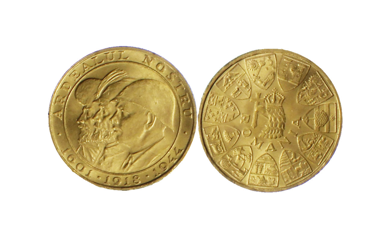 "I re della Romania" - 20 lei gr. 6,50 in oro 900/