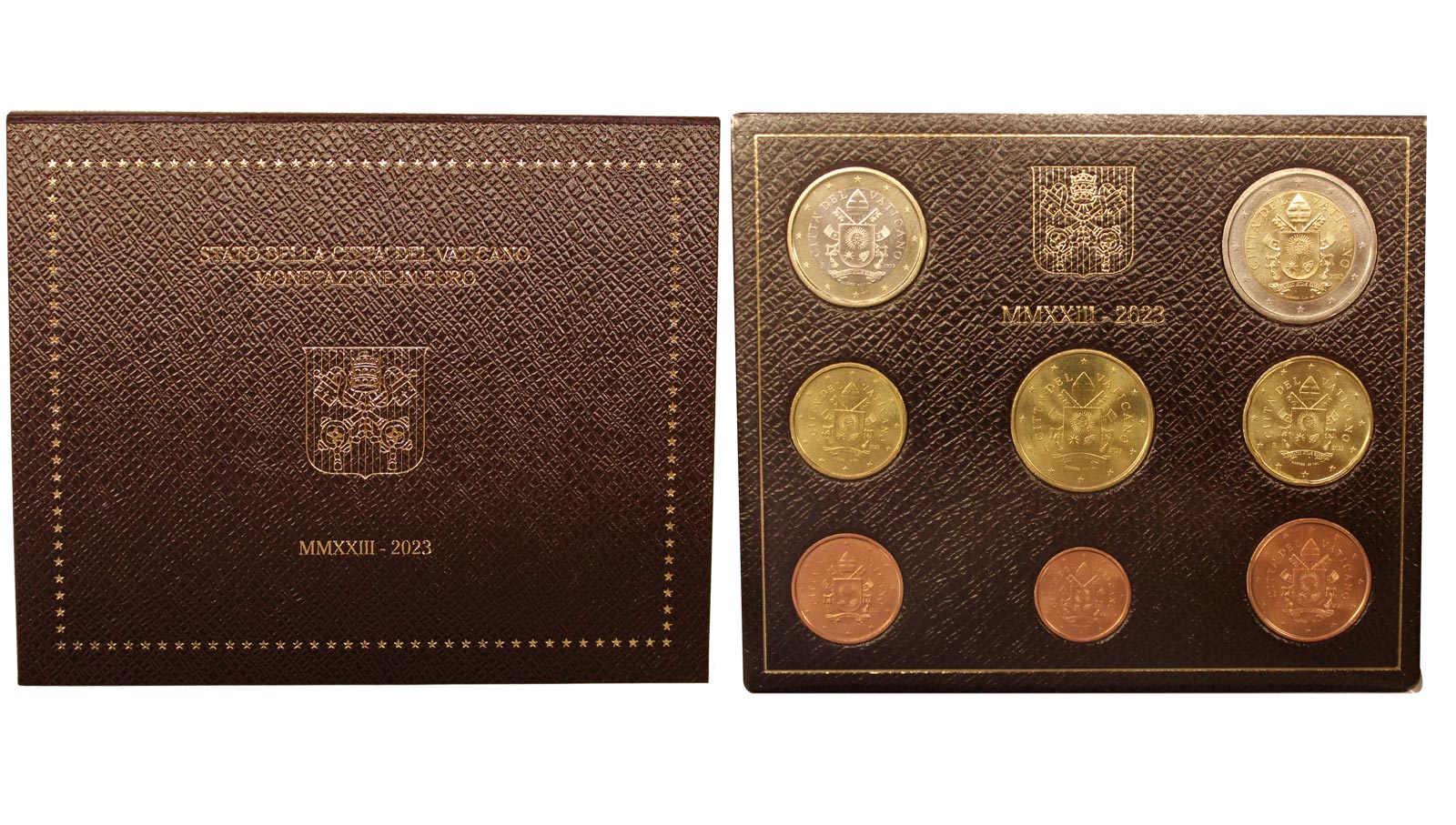 Papa Francesco - Serie completa di 8 monete in confezione ufficiale