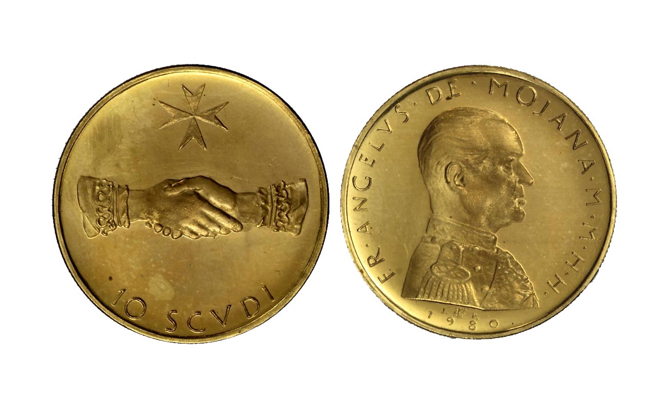 10 scudi  gr. 8,00 in oro 900/000 