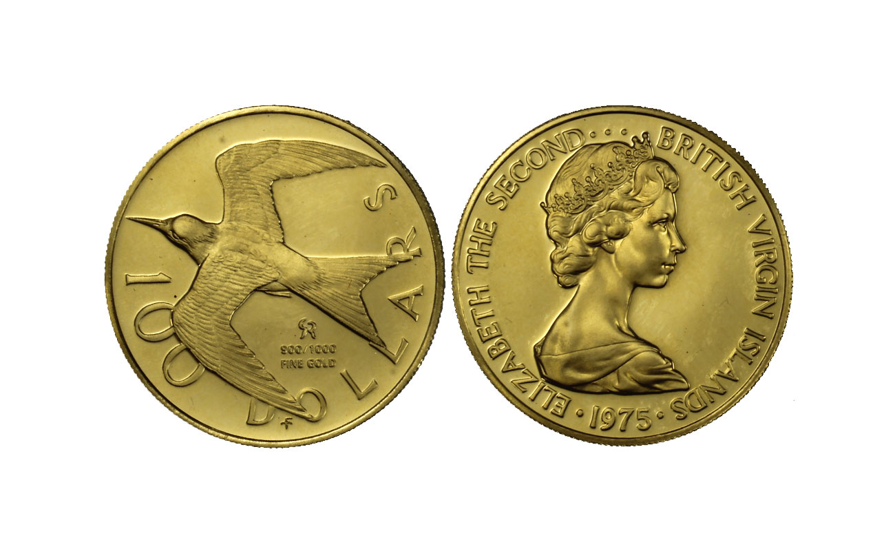 Regina Elisabetta II - 100 dollari gr. 7,10 in oro 900/