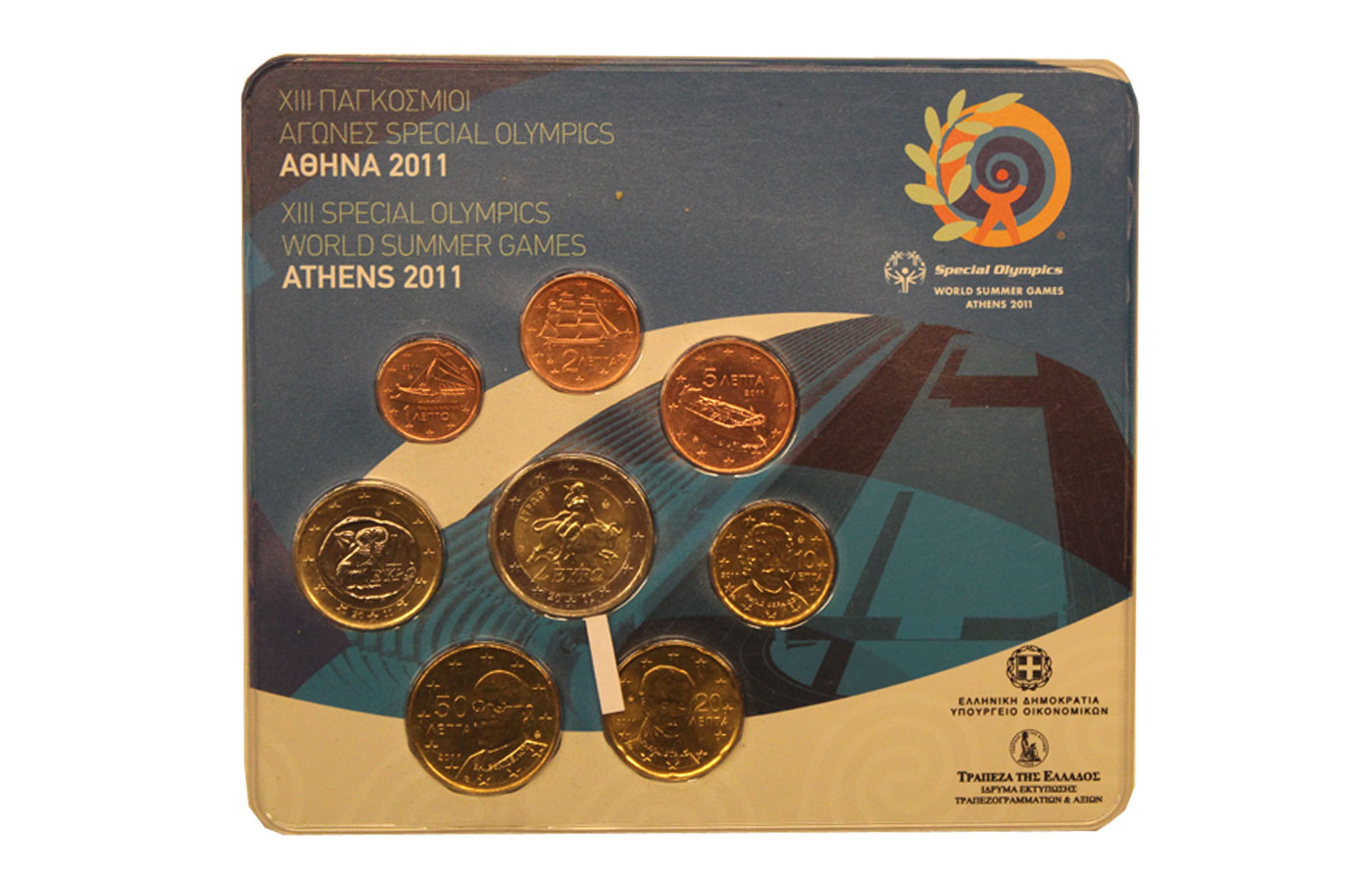 "Olimpiadi speciali" - Serie divisionale di 8 monete - Conf. originale
