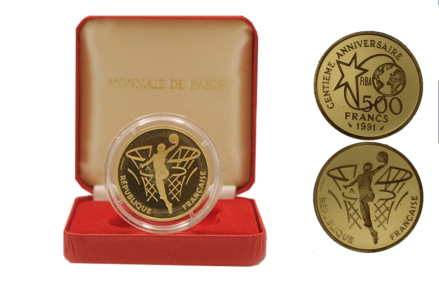 "Basket" - 500 Franchi gr. 17,00 in oro 920/ - In conf. originale