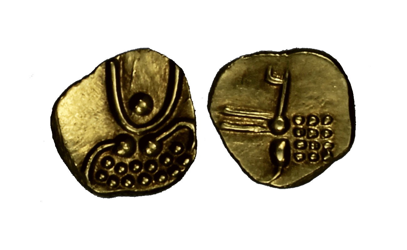 Maharaja Rama Varna V - Viraraya fanam gr. 0,38 in oro 