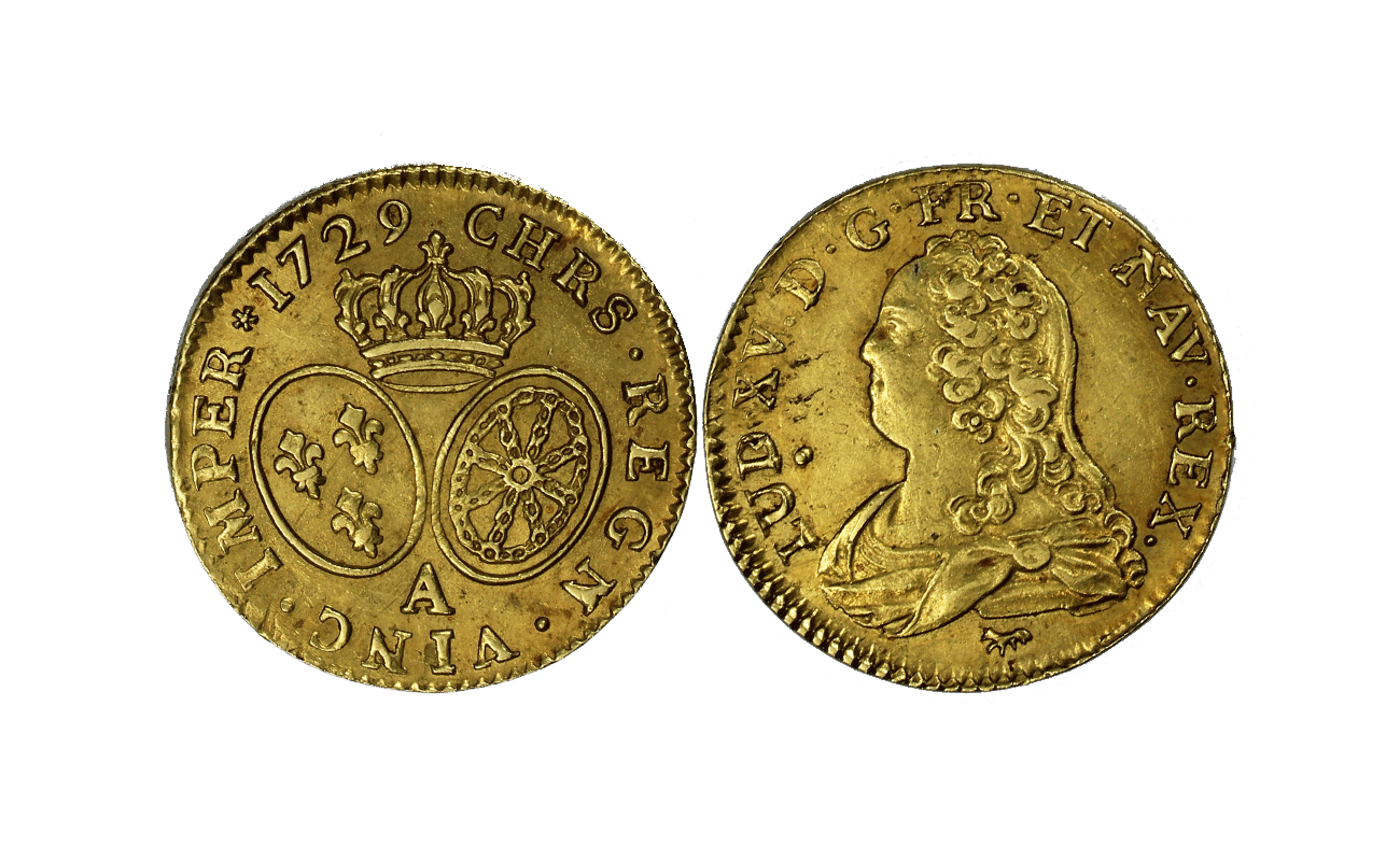 Re Luigi XV - Louis d'or gr. 8,12 in oro