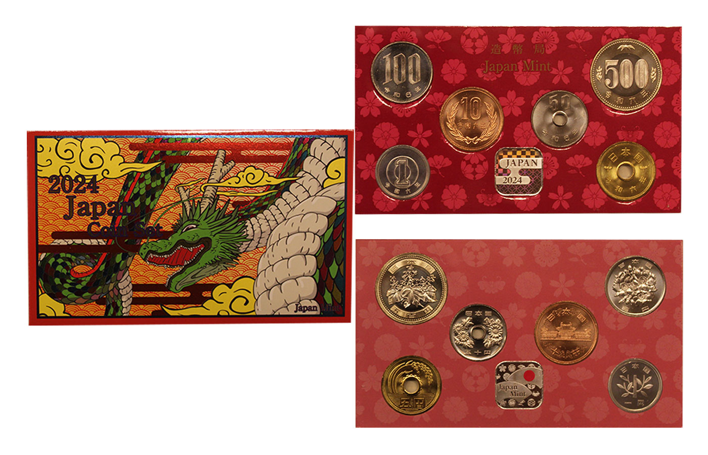 "Calendario lunare: Drago" - Serie divisionale di 6 monete con medaglia gr. 4,40 in arg. 999/ - In slab