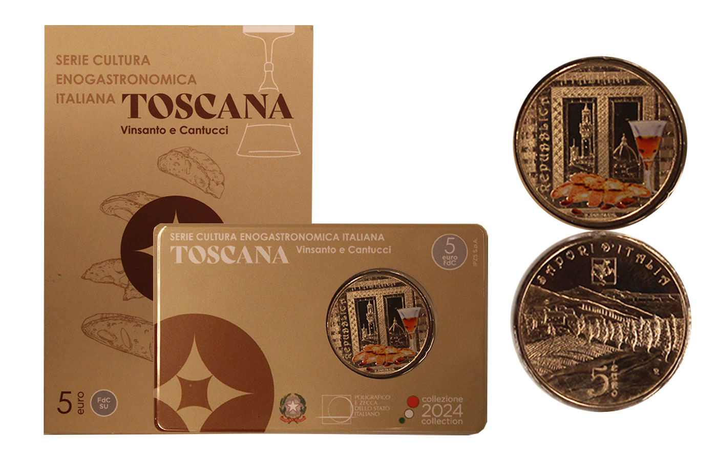 "Cultura Enogastronomica Italiana: Toscana - Vinsanto e Cantucci"- 5 Euro - In coincard